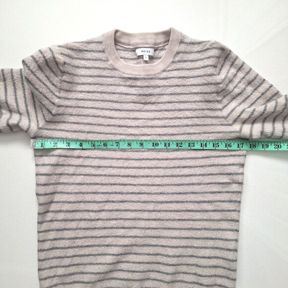 Reiss Striped Wool Crewneck Sweater - Picture 5 of 7
